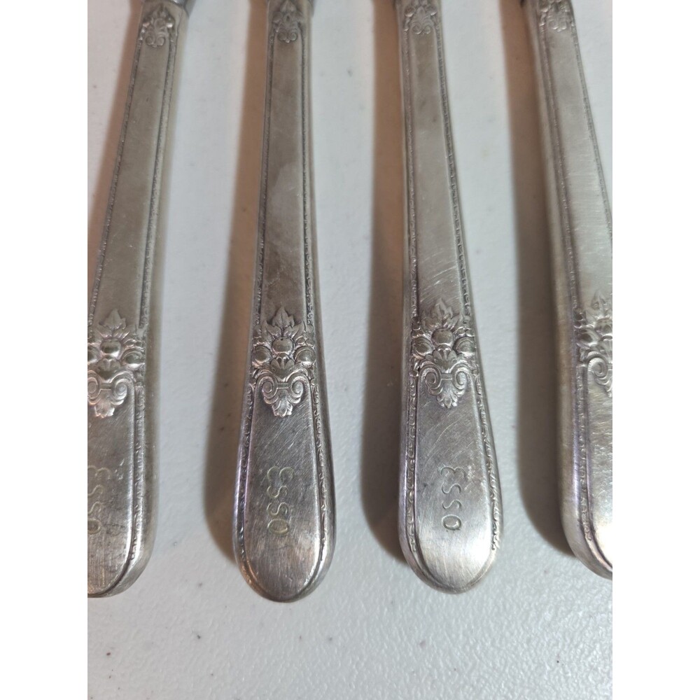 Vintage Esso Gas Oil Advertising 1847 Rogers Bros Adoration Silverware Knife Set
